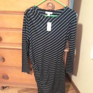 Banana Republic double knit bodycon midi dress